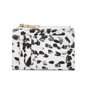Sia  Black/White Speckled Vegan Leather Wallet